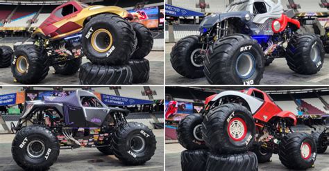 marvel monster trucks|feld motorsports monster trucks.